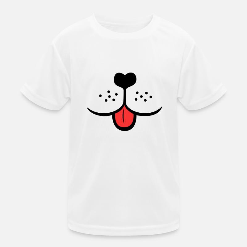 Museau d’animal avec la langue tendue T-shirt sport Enfant