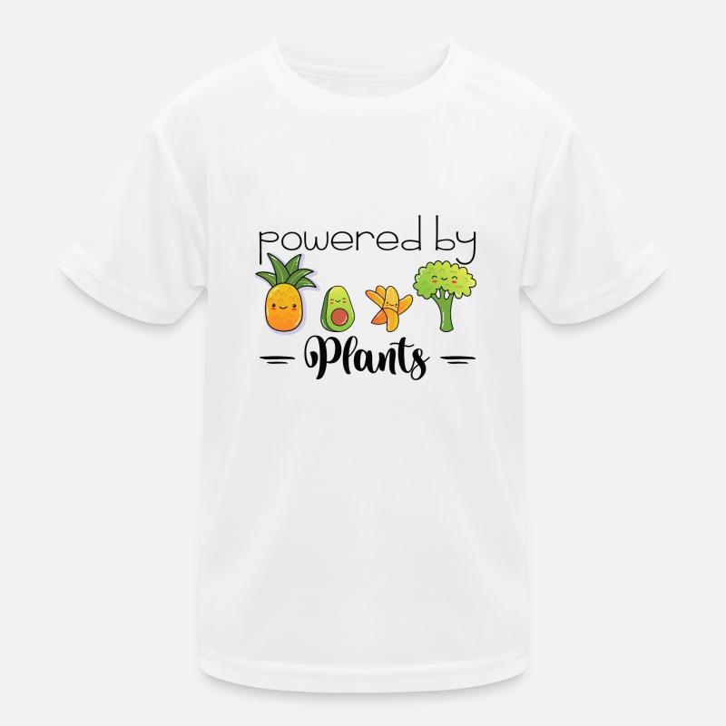 powered by plants Kids Functional T-Shirt