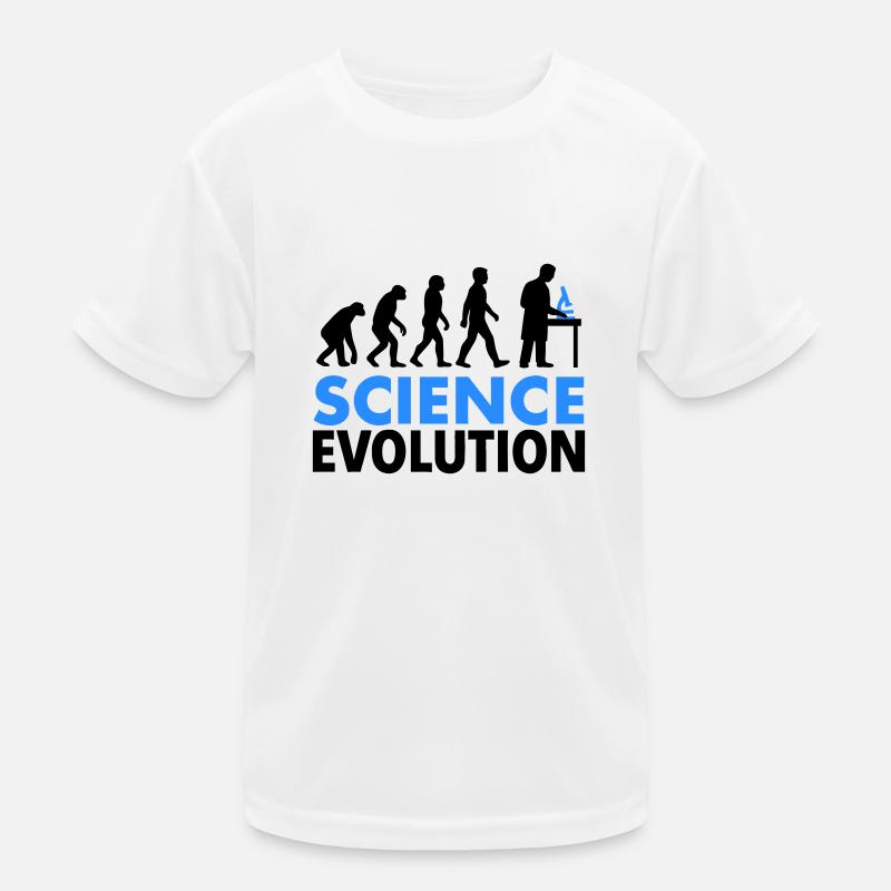 Science Evolution for Science Fans Kids Functional T-Shirt