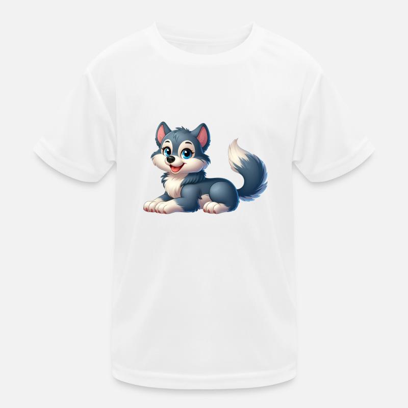 wolf T-shirt sport Enfant