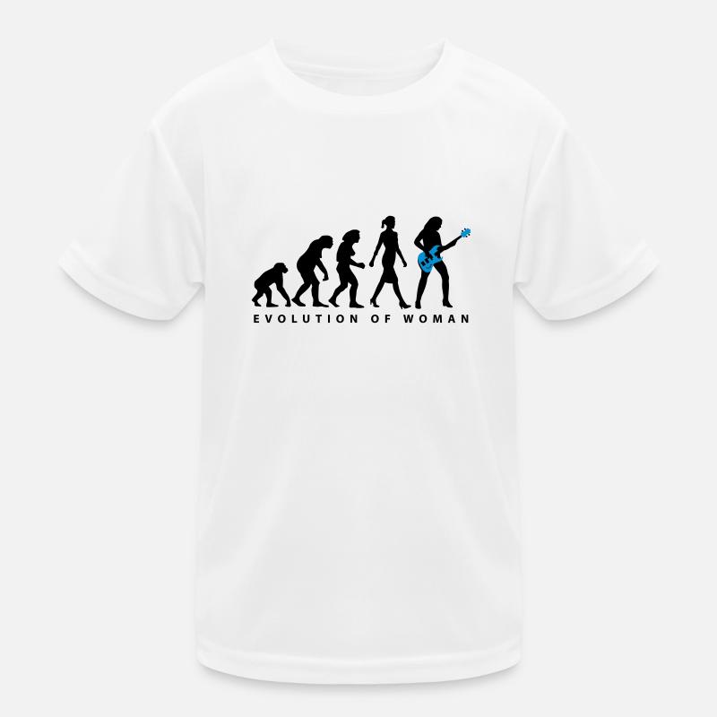Evolution Bassistin Kinder Funktions-T-Shirt