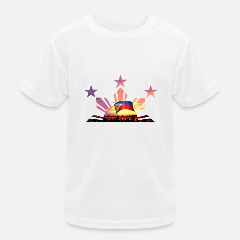 Philippines Filipino Flag Pride I Gift Kids Functional T-Shirt