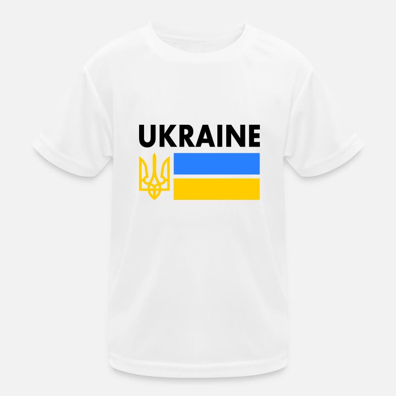 Ukraine Kids Functional T-Shirt