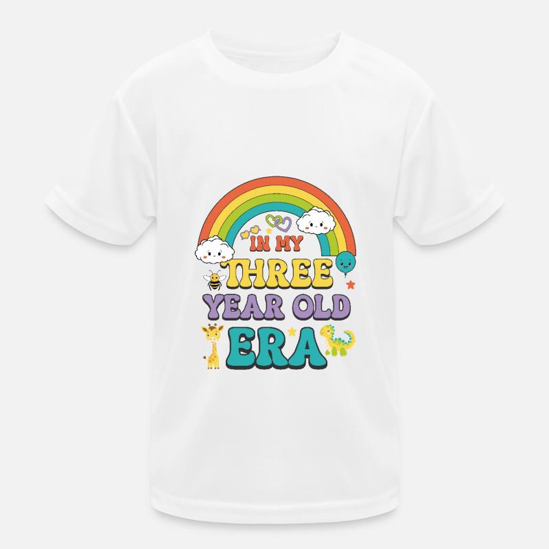 In meiner dreijährigen Ära 3. Geburtstag Mädchen Junge Kinder Funktions-T-Shirt