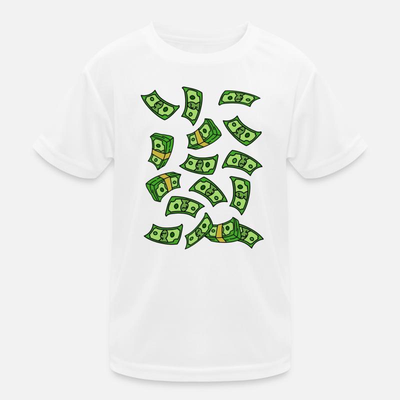 Penge kontant Funktionsshirt til børn