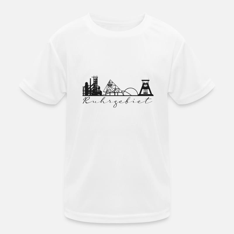 Région de la Ruhr, Monuments, Point de repère, Vue T-shirt sport Enfant