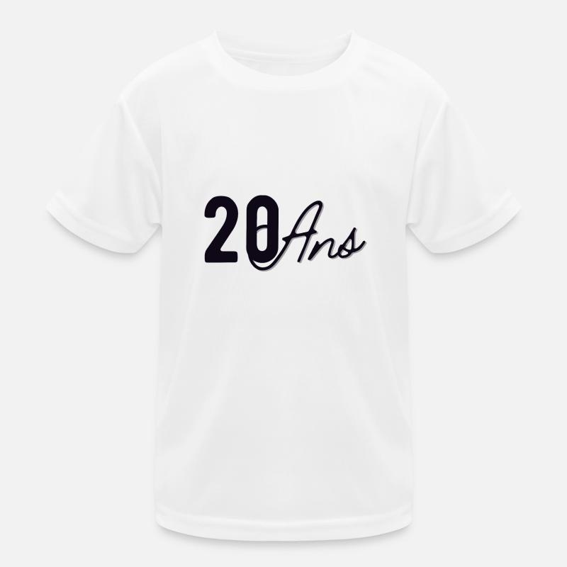 20 Ans T-shirt sport Enfant