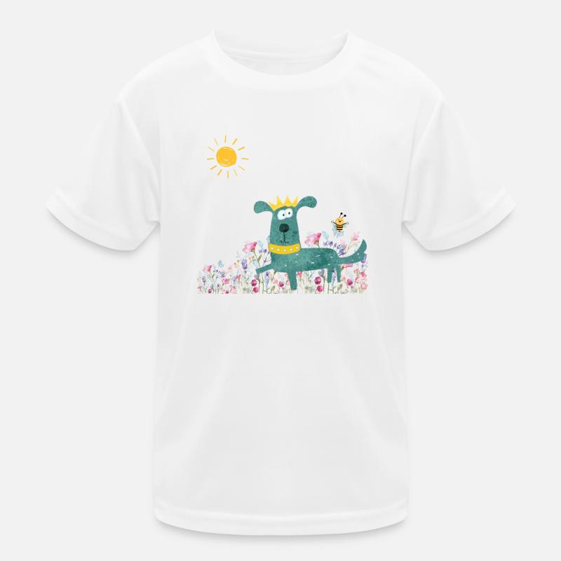 Frühling auf der Blumenwiese Kinder Funktions-T-Shirt