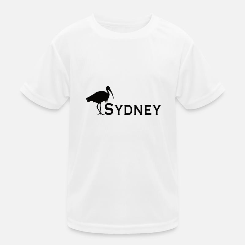 Bin Chicken Sydney Kids Functional T-Shirt