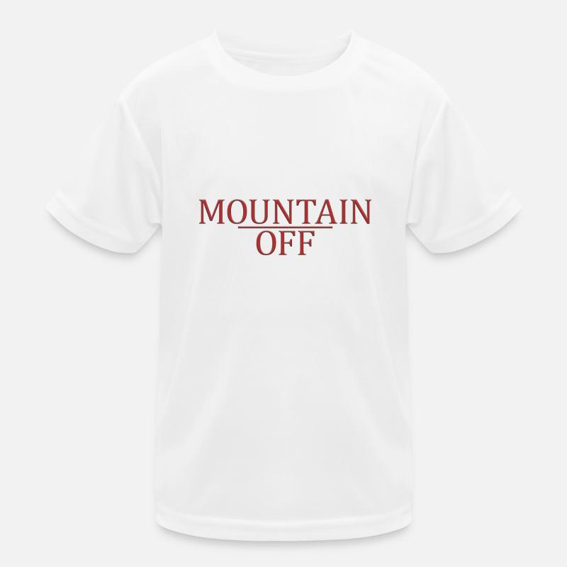 Mountain off Kinder Funktions-T-Shirt