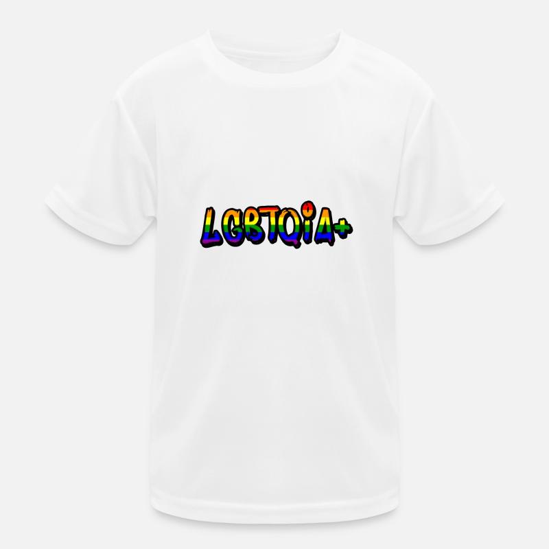 Drapeau arc-en-ciel LGBTQIA+ - Regenbogenfahne T-shirt sport Enfant