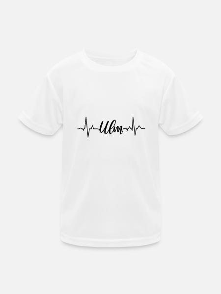 ECG Ulm - Kids Functional T-Shirt - white - Front