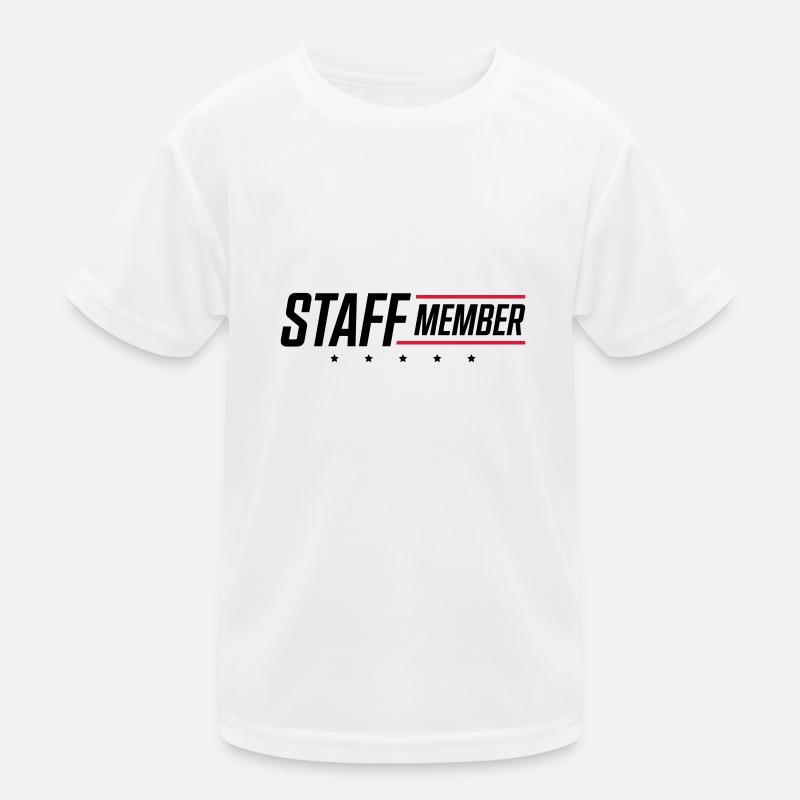 staff member Kids Functional T-Shirt