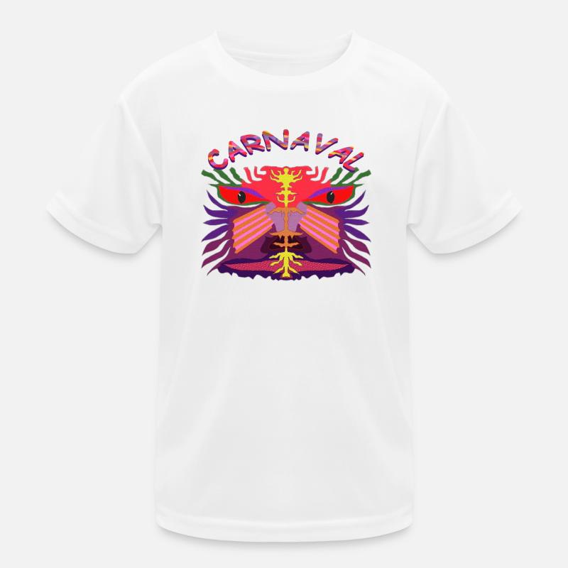 carnival mask Kids Functional T-Shirt