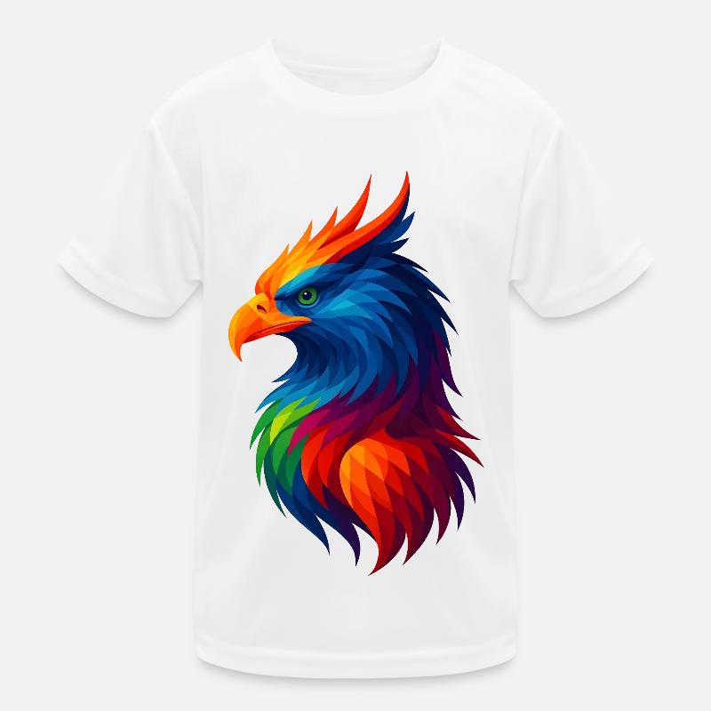 WPAP Style Polygon Animals - Griffin Kids Functional T-Shirt