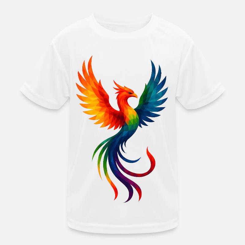 WPAP Stil Tiere - Phönix Kinder Funktions-T-Shirt