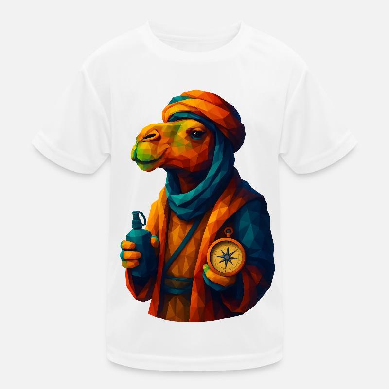 Animaux de style WPAP - Guide de la caravane de chameau T-shirt sport Enfant