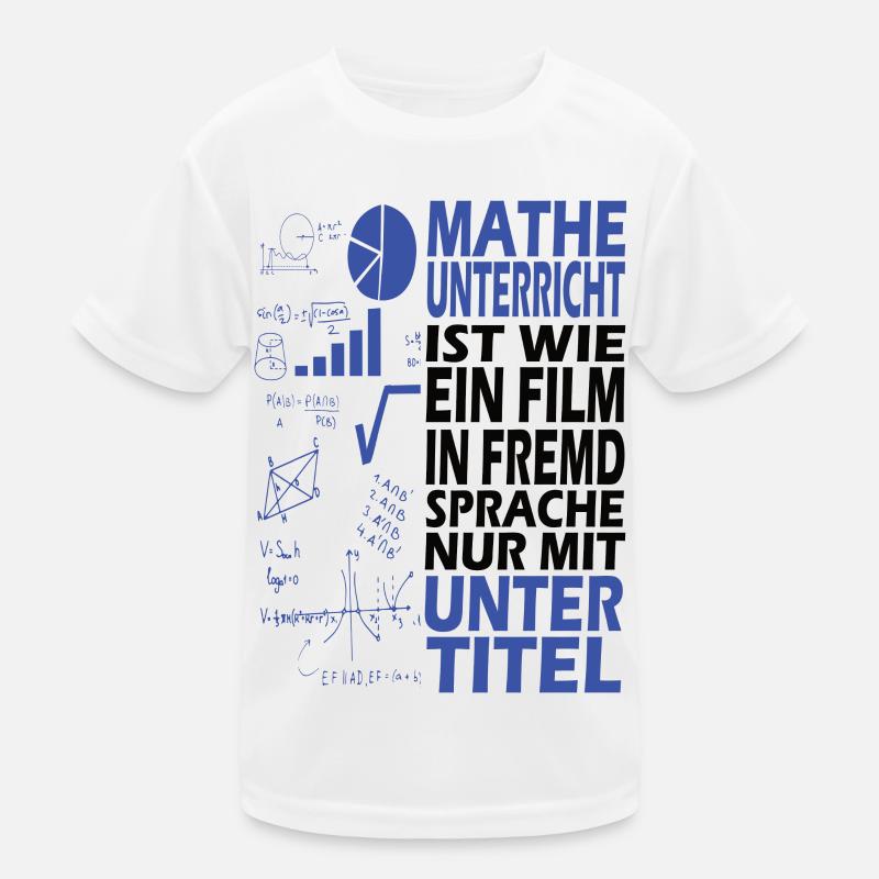 Math school student profession gift Kids Functional T-Shirt