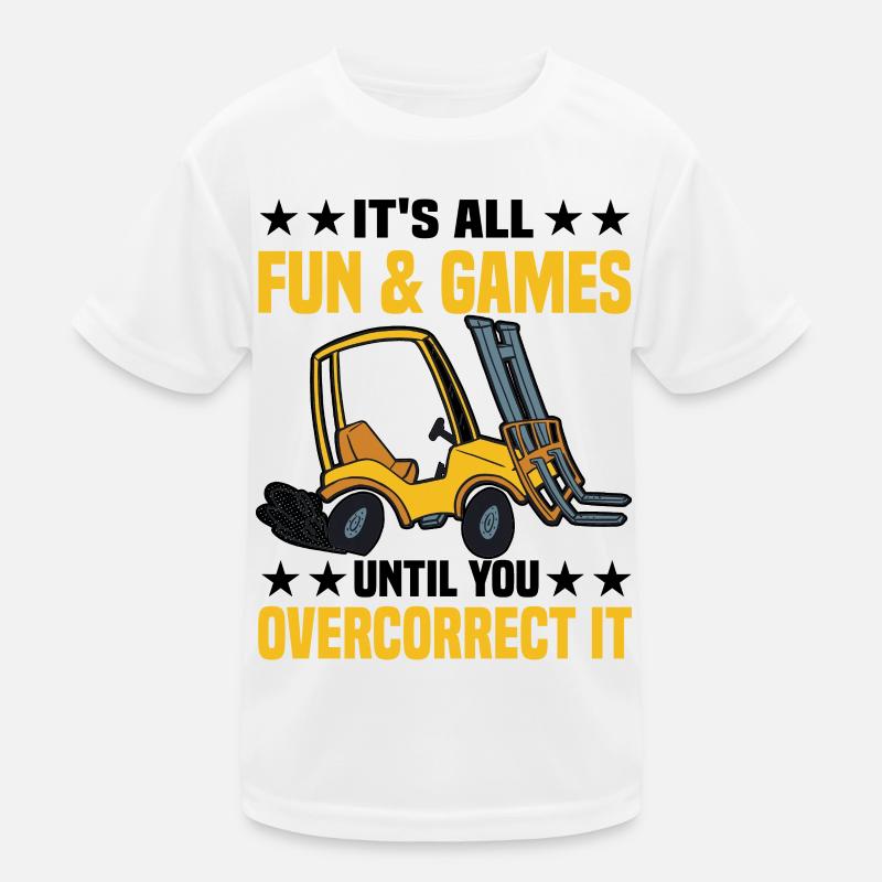 Conducteur de chariot élévateur T-shirt sport Enfant