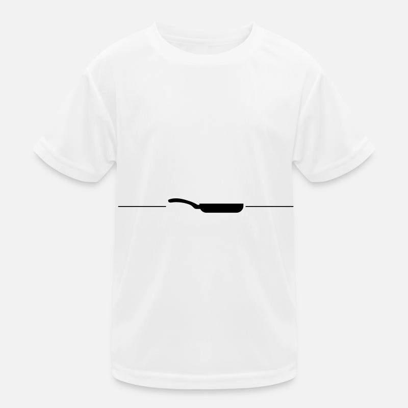 Pfanne strich Kinder Funktions-T-Shirt