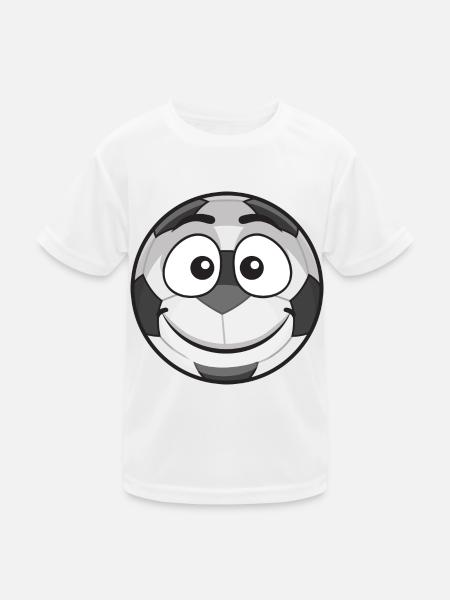 Football Faces - Kids Functional T-Shirt - white - Front