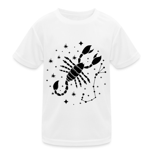 Sternzeichen Furchtloser Skorpion Oktober November - Kinder Funktions-T-Shirt