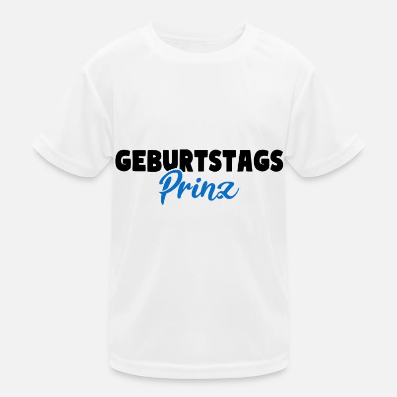 Geburtstags Prinz Kinder Funktions-T-Shirt