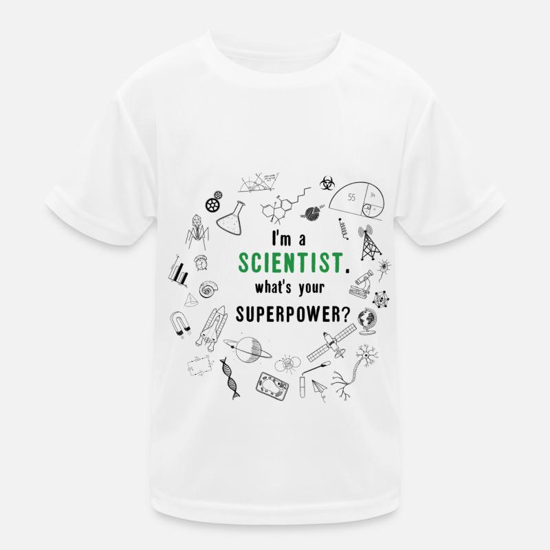 Wissenschaft / Scientist Superpower Kinder Funktions-T-Shirt