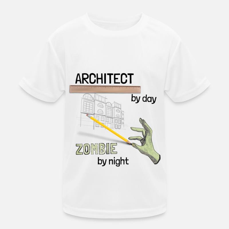 Architect - Zombie by night Kids Functional T-Shirt