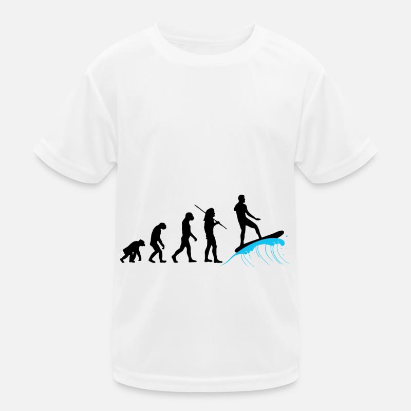 Evolution - Surfing Kids Functional T-Shirt