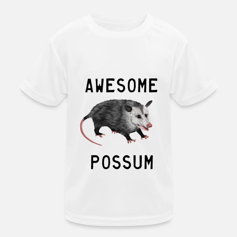 Opossum - Awesome Possum Kinder Funktions-T-Shirt