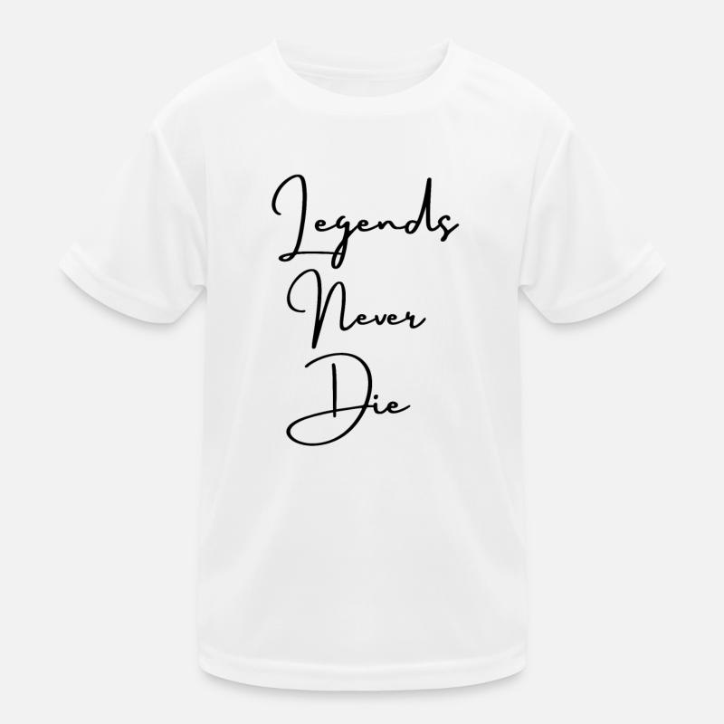 Legends never die Kids Functional T-Shirt