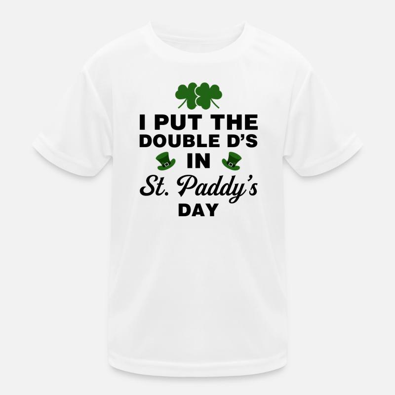 J’ai mis le double D à la Saint-Paddy T-shirt sport Enfant