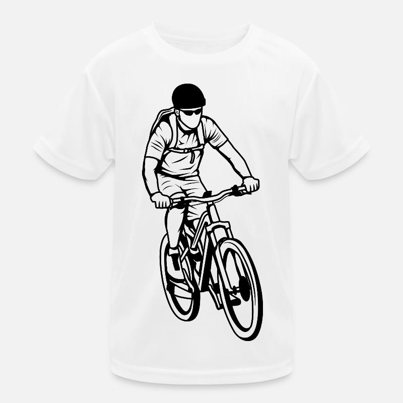 Mountain bikers Kids Functional T-Shirt