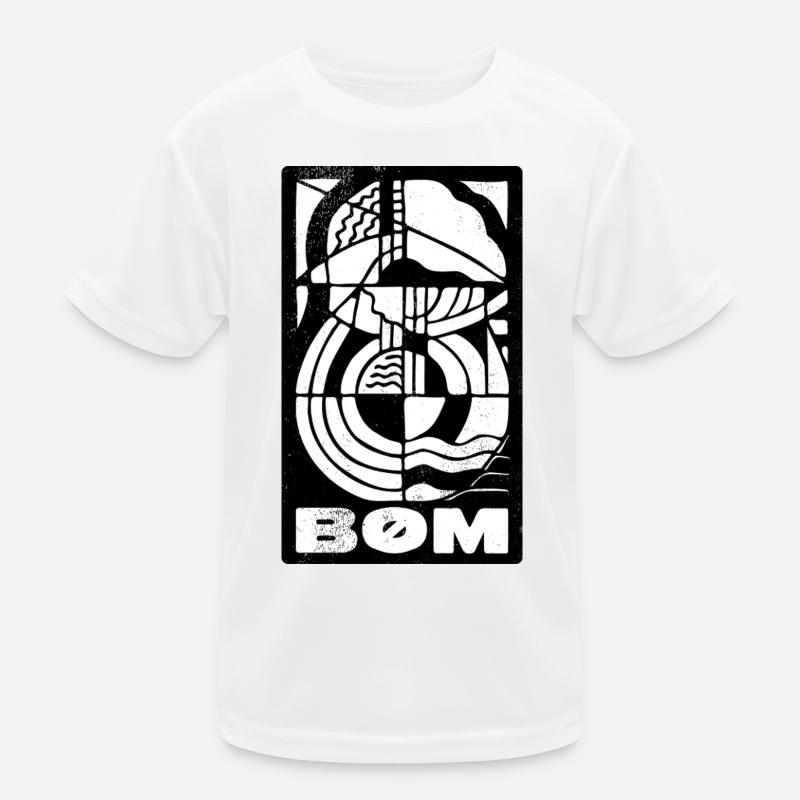 Logo - long noir et blanc T-shirt sport Enfant