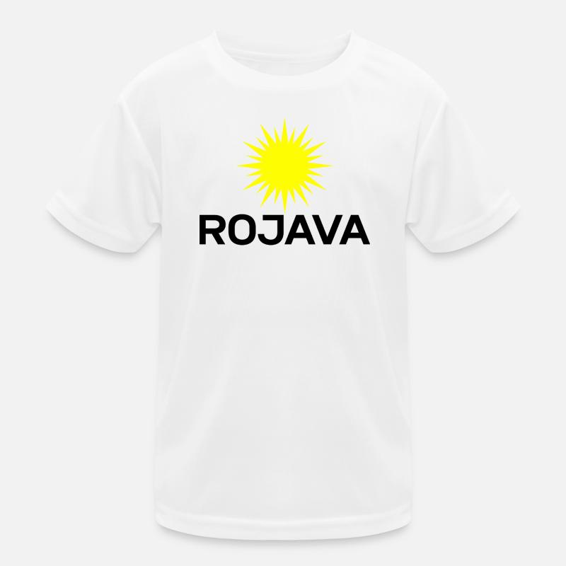 Rojava Kinder Funktions-T-Shirt