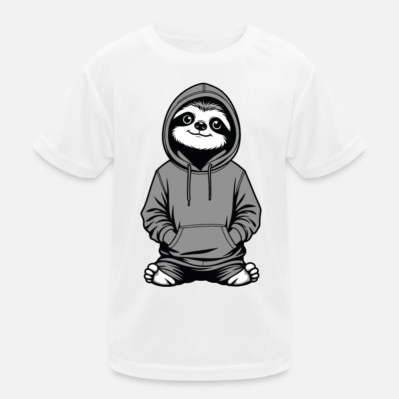 Sweat à capuche Slow-Chill Sloth T-shirt sport Enfant