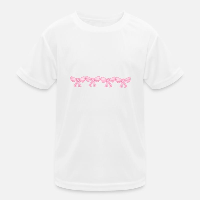 line grinding fly pink four Kids Functional T-Shirt