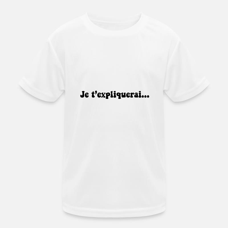 JE T EXPLIQUERAI T-shirt sport Enfant