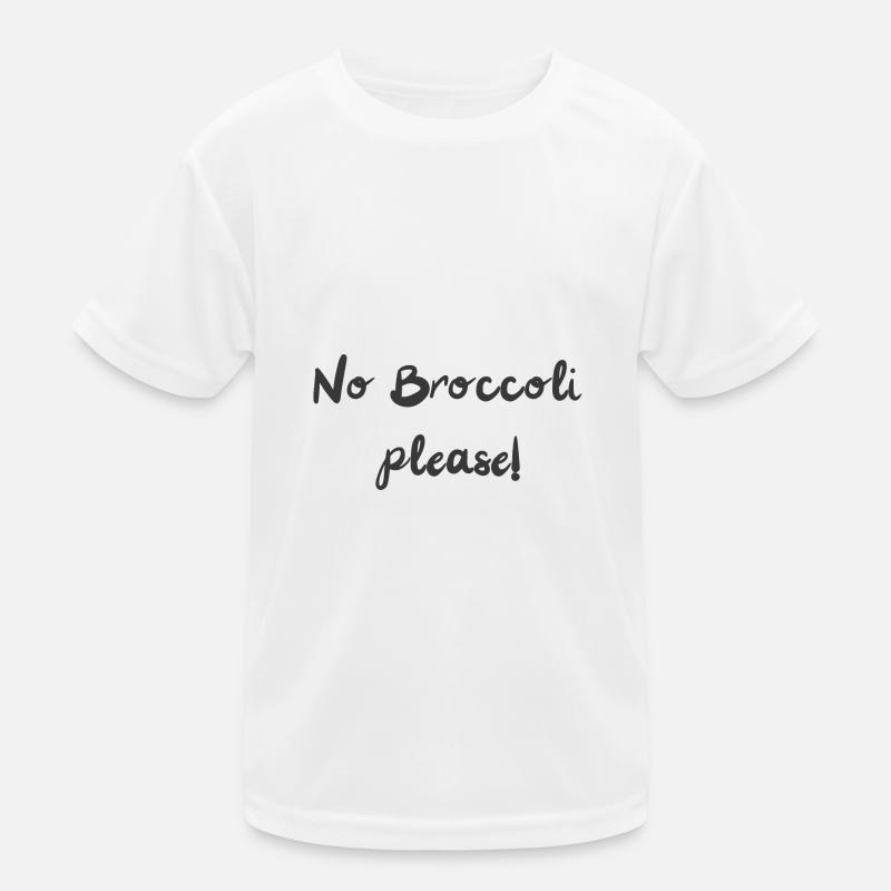 No Broccoli please! Kinder Funktions-T-Shirt
