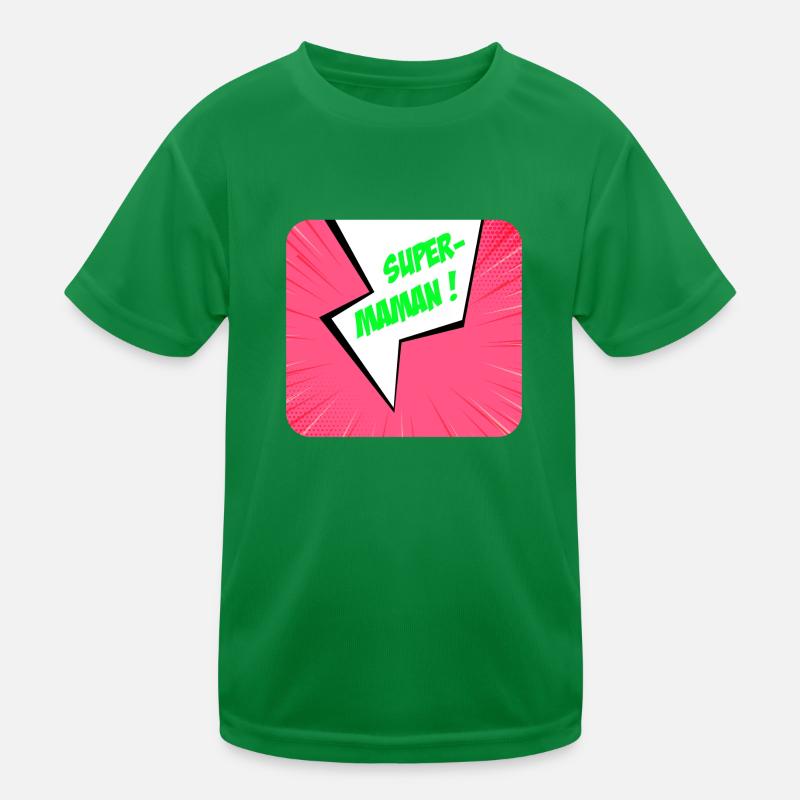 Supermom, Superheldin. Beste Mama. Comicbuch. Kinder Funktions-T-Shirt