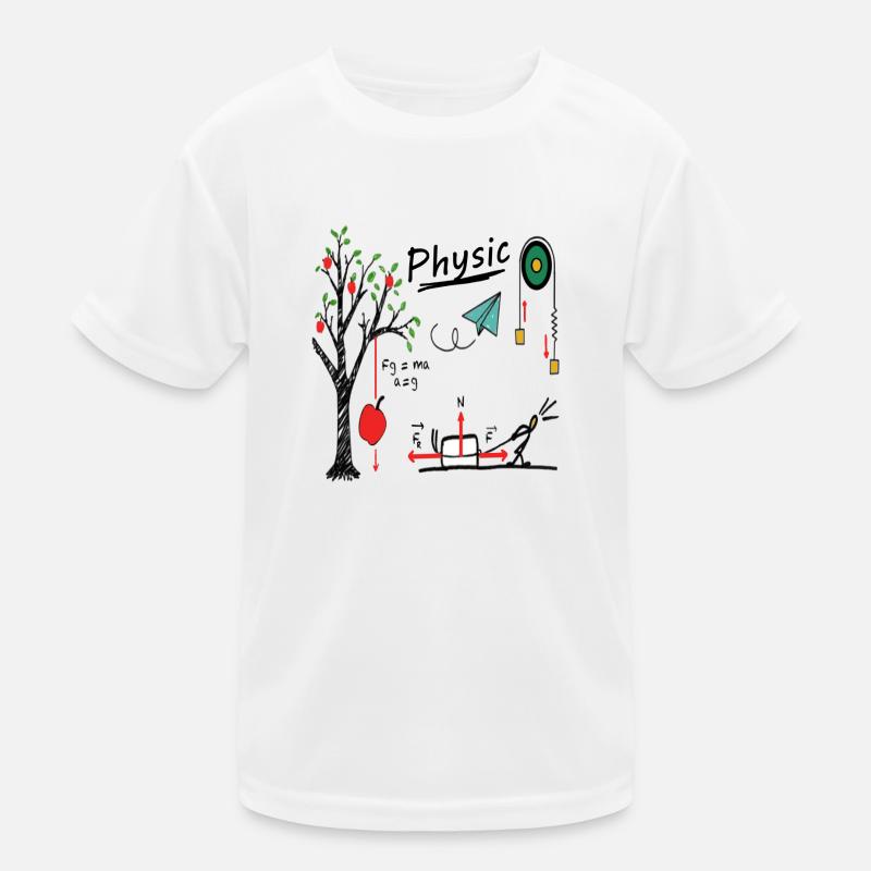 Physic White v2 Kids Functional T-Shirt