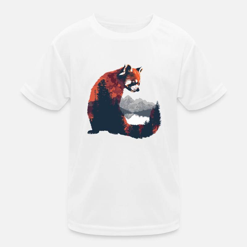 Panda roux Chat Ours Panda roux T-shirt sport Enfant