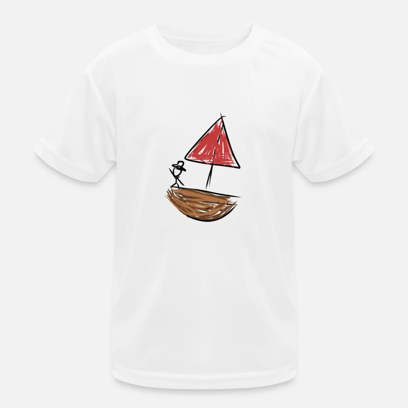 Pirate Ship Kids Functional T-Shirt