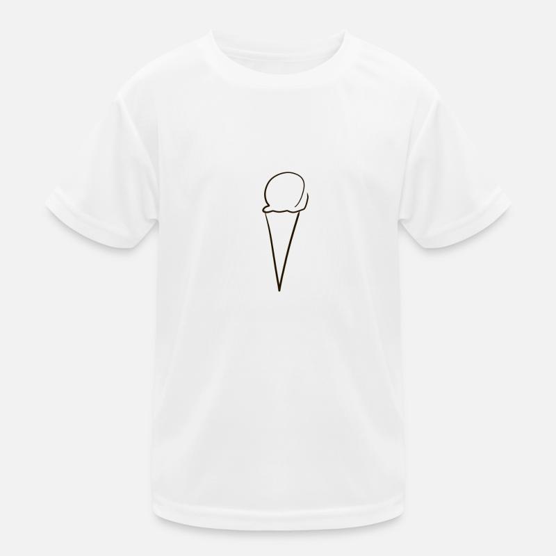 crème glacée T-shirt sport Enfant
