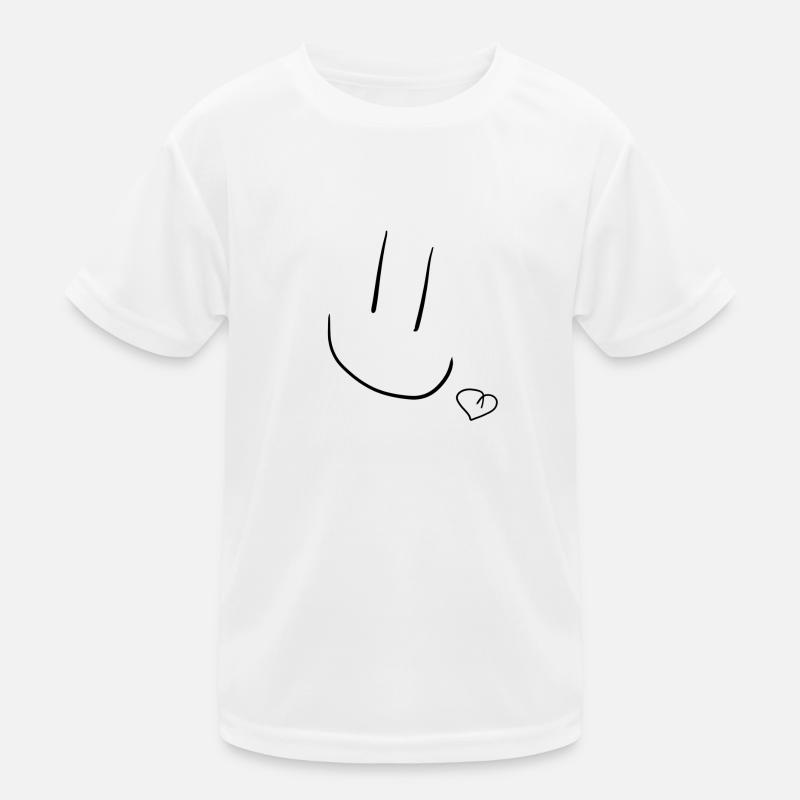 Smiley froh Kinder Funktions-T-Shirt