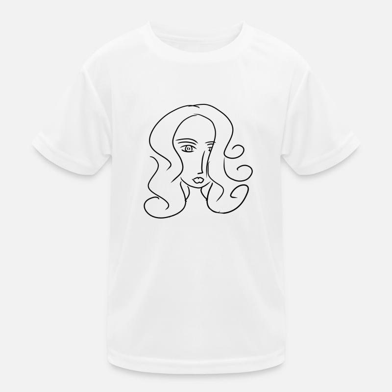 figur abstrakt Kinder Funktions-T-Shirt