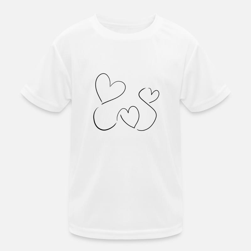 herz liebe Kinder Funktions-T-Shirt