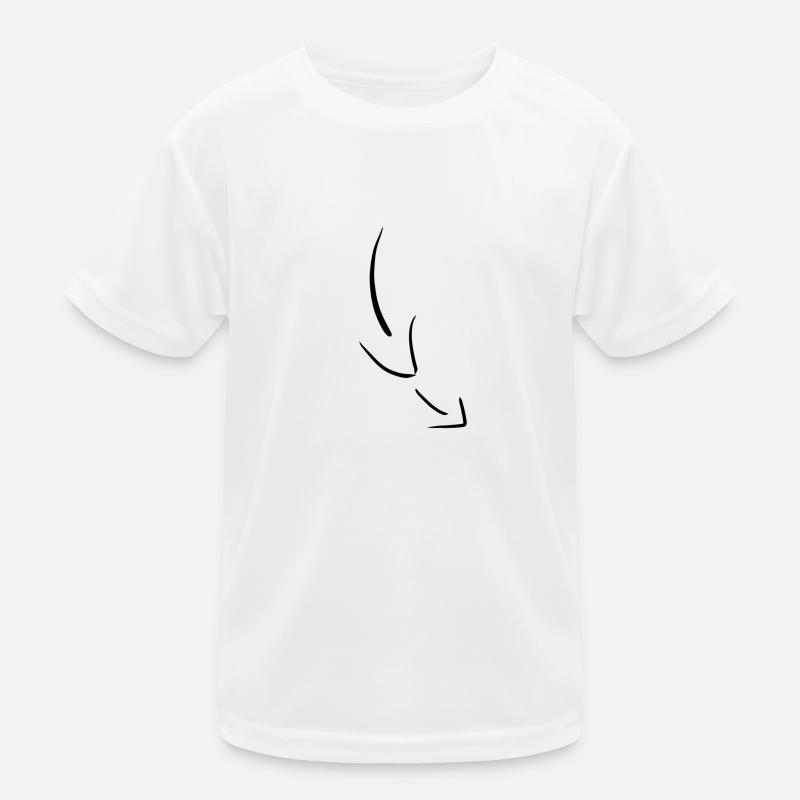 bottom arrow arrows point direction Kids Functional T-Shirt