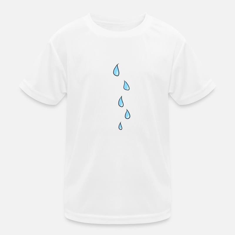 rain cloud water Kids Functional T-Shirt